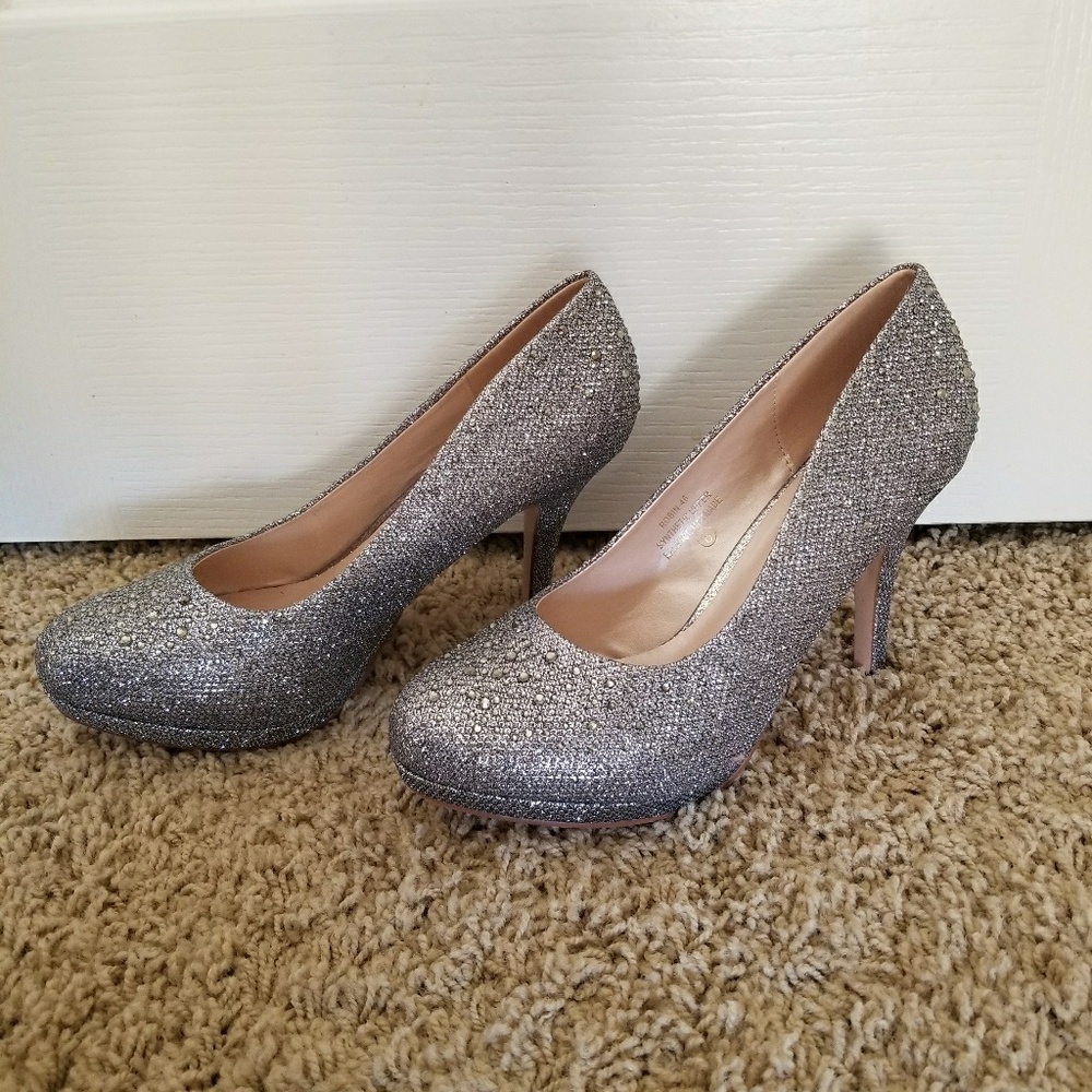 Silver heels